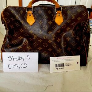 Louis Vuitton Speedy 35